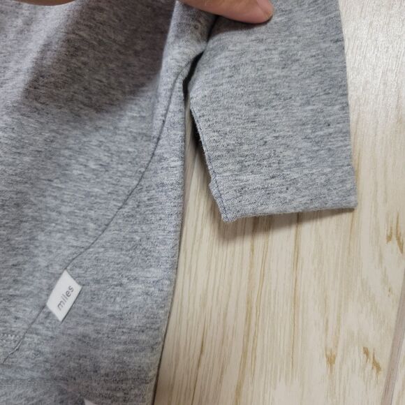 Miles the Label Gray Baby Pullover Sweater 3M - Picture 2 of 5